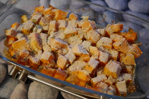 crumble potiron vache qui rit - votre dieteticienne - valerie coureau